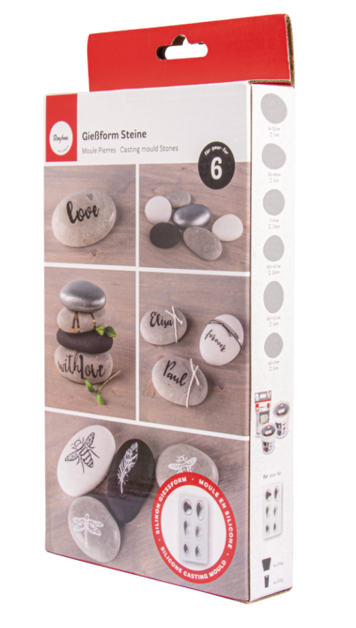 Gießform Steine, silikon